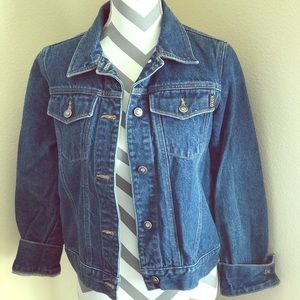 Super cute XOXO jean jacket sz SM..